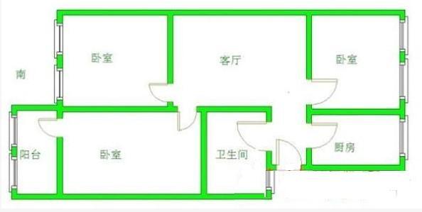 北安居小区四全精品大三居南北通透抄底价出售可贷款