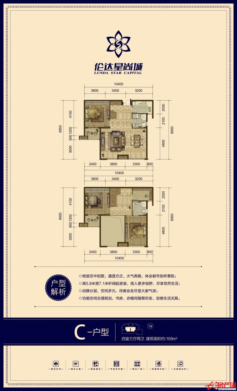 城市洋房，