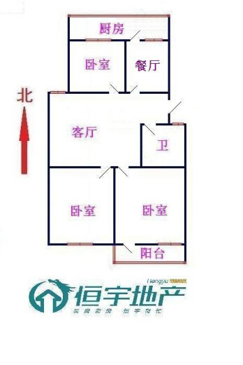 恒泰花园精装满五可贷有储