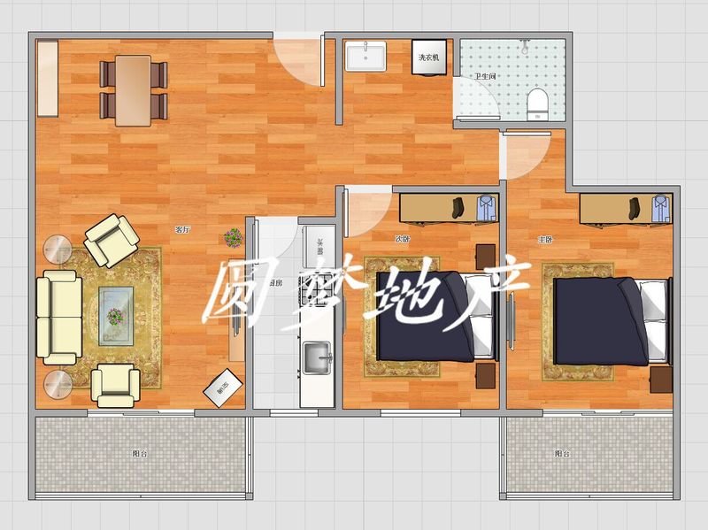 学区房两室毛坯任意装修支持贷款随时过户