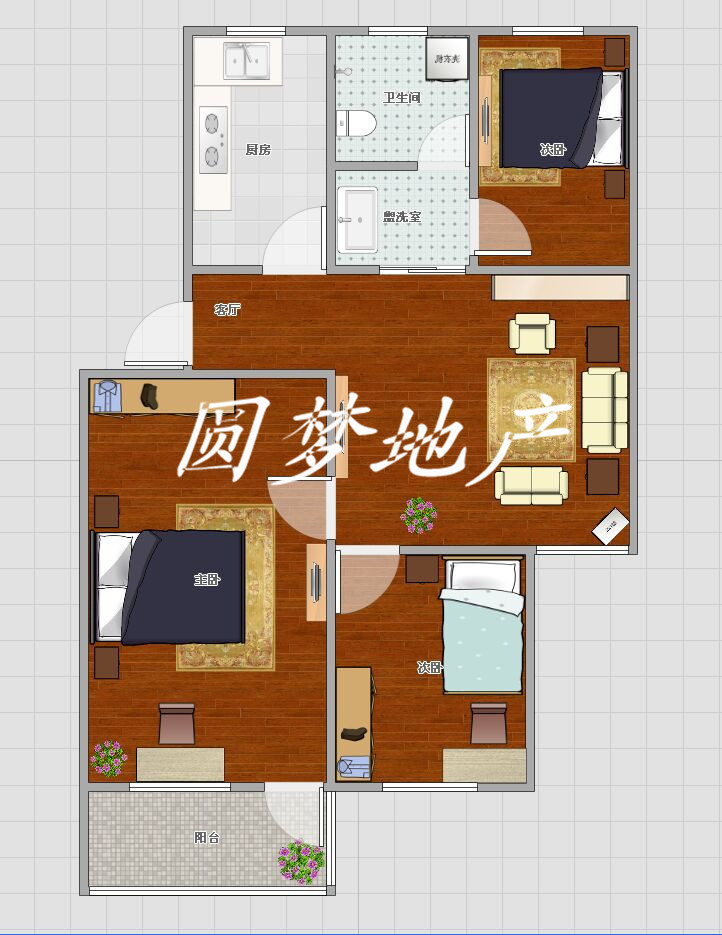 精品三室学区房，以装修拎包即住，可贷款