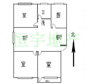 诚信花园城西学区房证满五年可贷款带储藏室