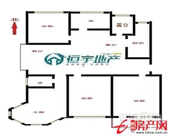 四室两厅两卫，三室向阳，带车库