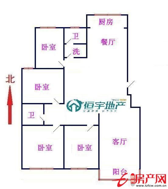 领秀城四室两厅两卫，南北通透，三室向阳