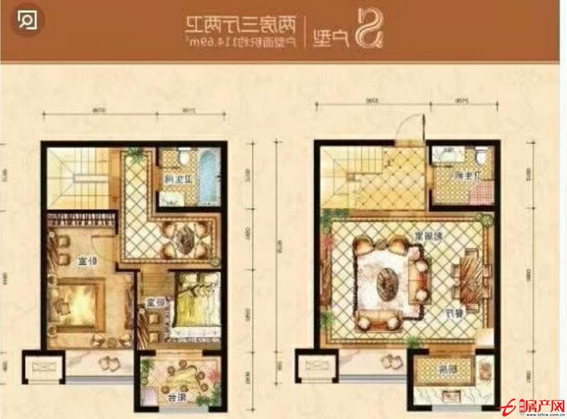 中央公馆底层复式，中间楼层，采光很好，毛坯含上房，全款
