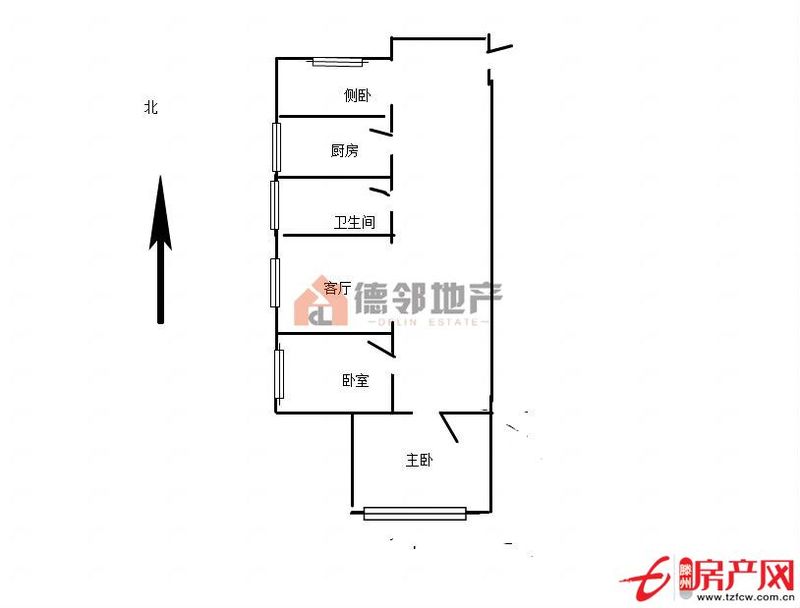 北辛街道尚德家园三室两厅可贷款