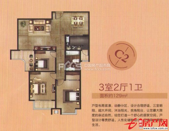 中央城C区，3室2厅，抵 账房，走售楼处，黄 金楼层，观景房
