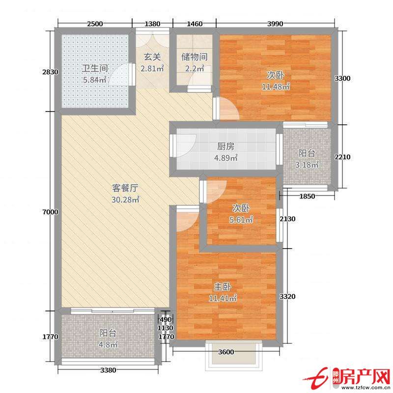 金河湾现房三室两厅楼层好户型好采光好能协议分期