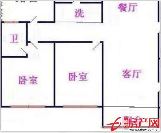 龙泉街道，荆东花园，两室两厅，送露台，可贷款
