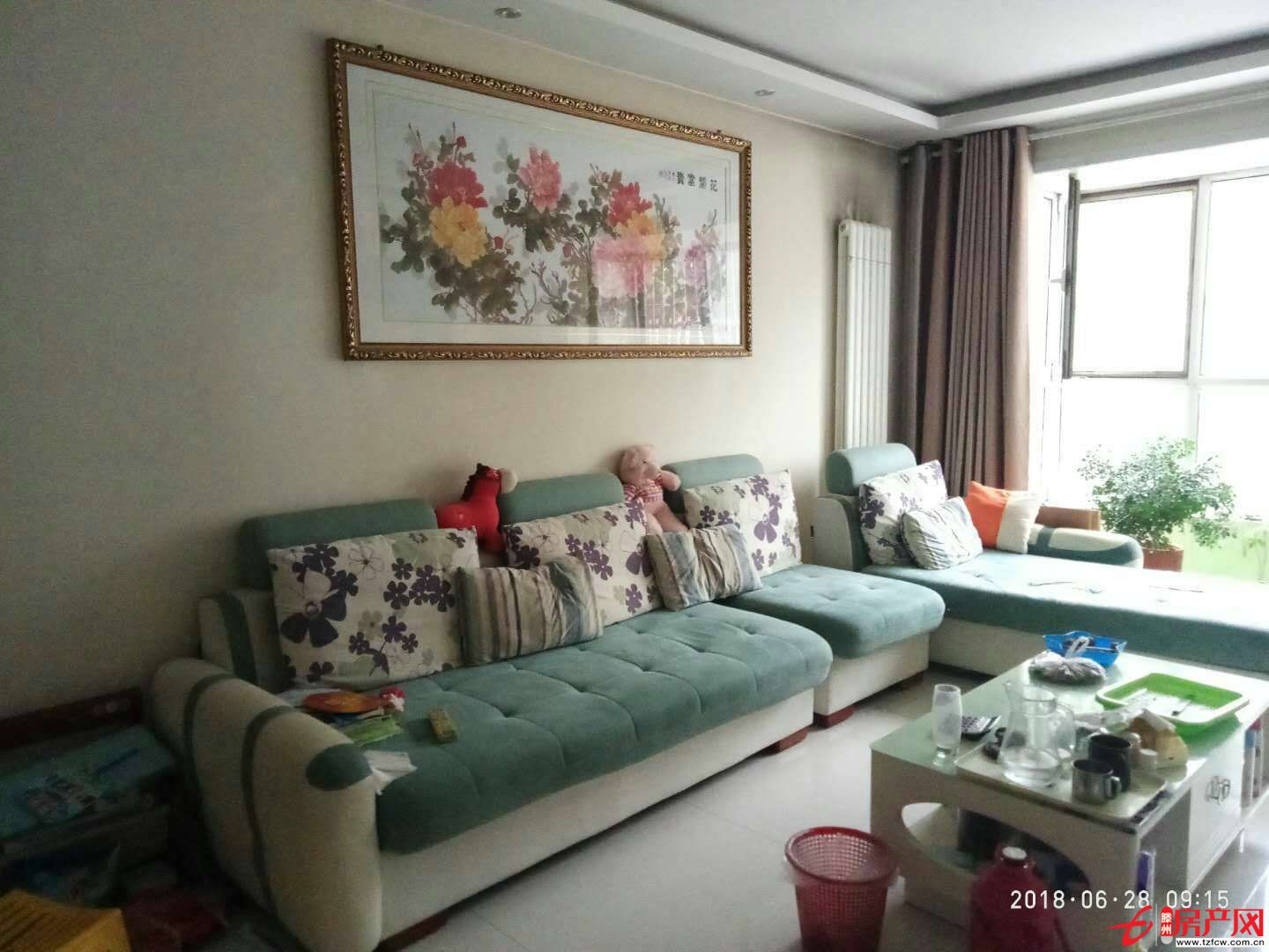 丽都水岸3楼大平台，户型方正彩光超好，精装修学，区房可贷款