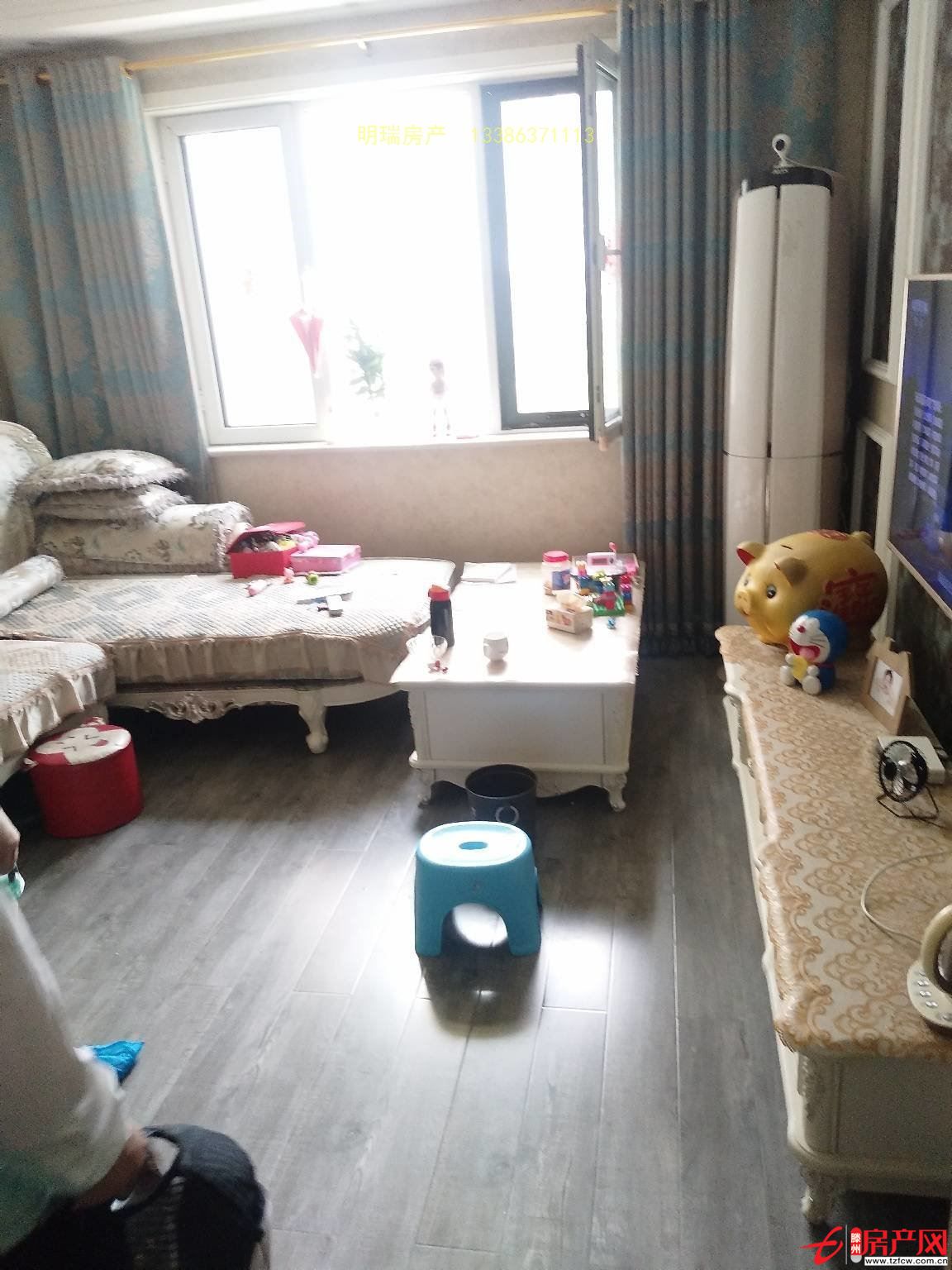 涵翠苑B区，113万豪华装修，3室2厅1卫，3室朝阳