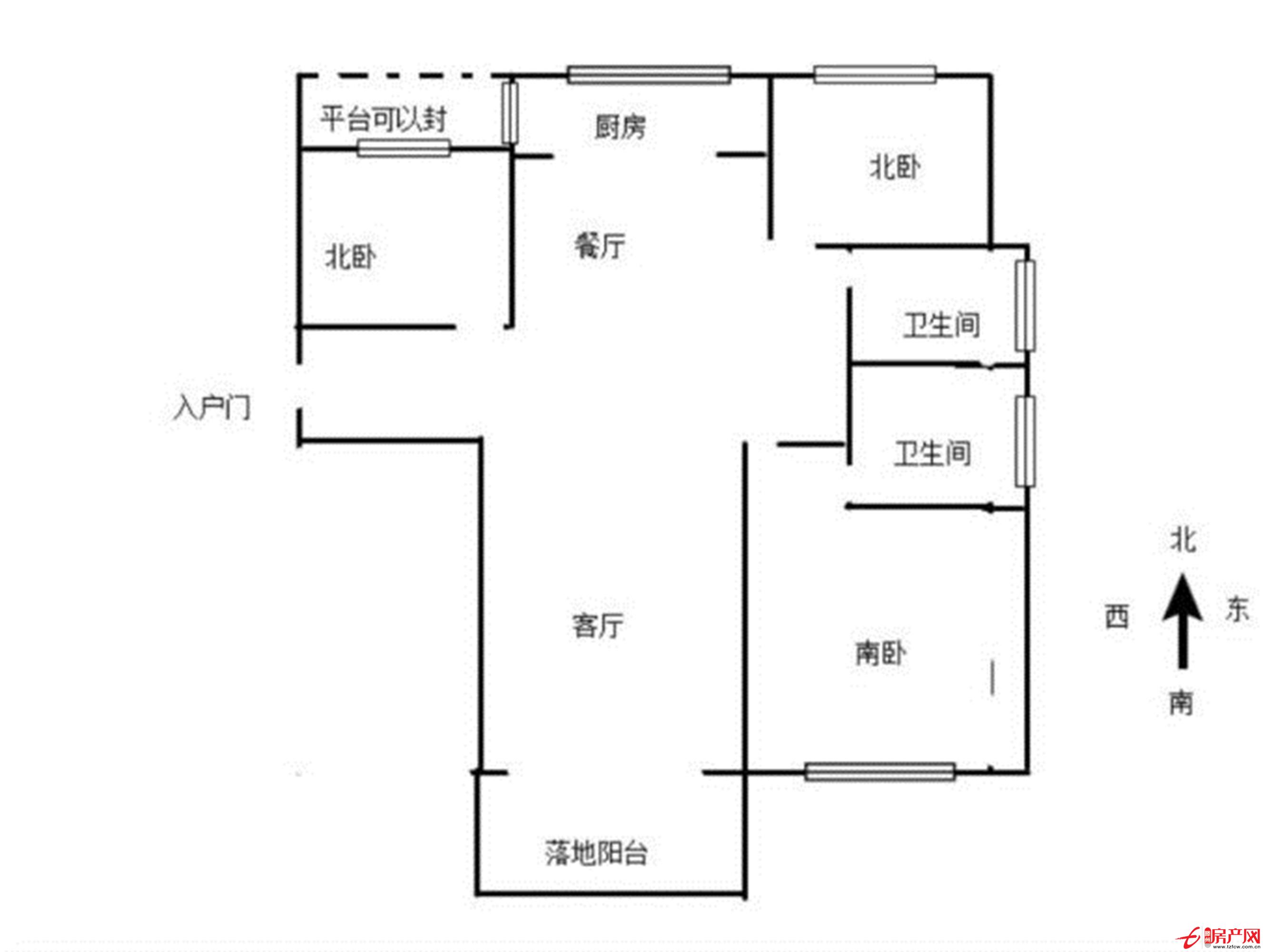 首付六十来万星尚城三期次顶一室一厅向阳南北通透不绑定