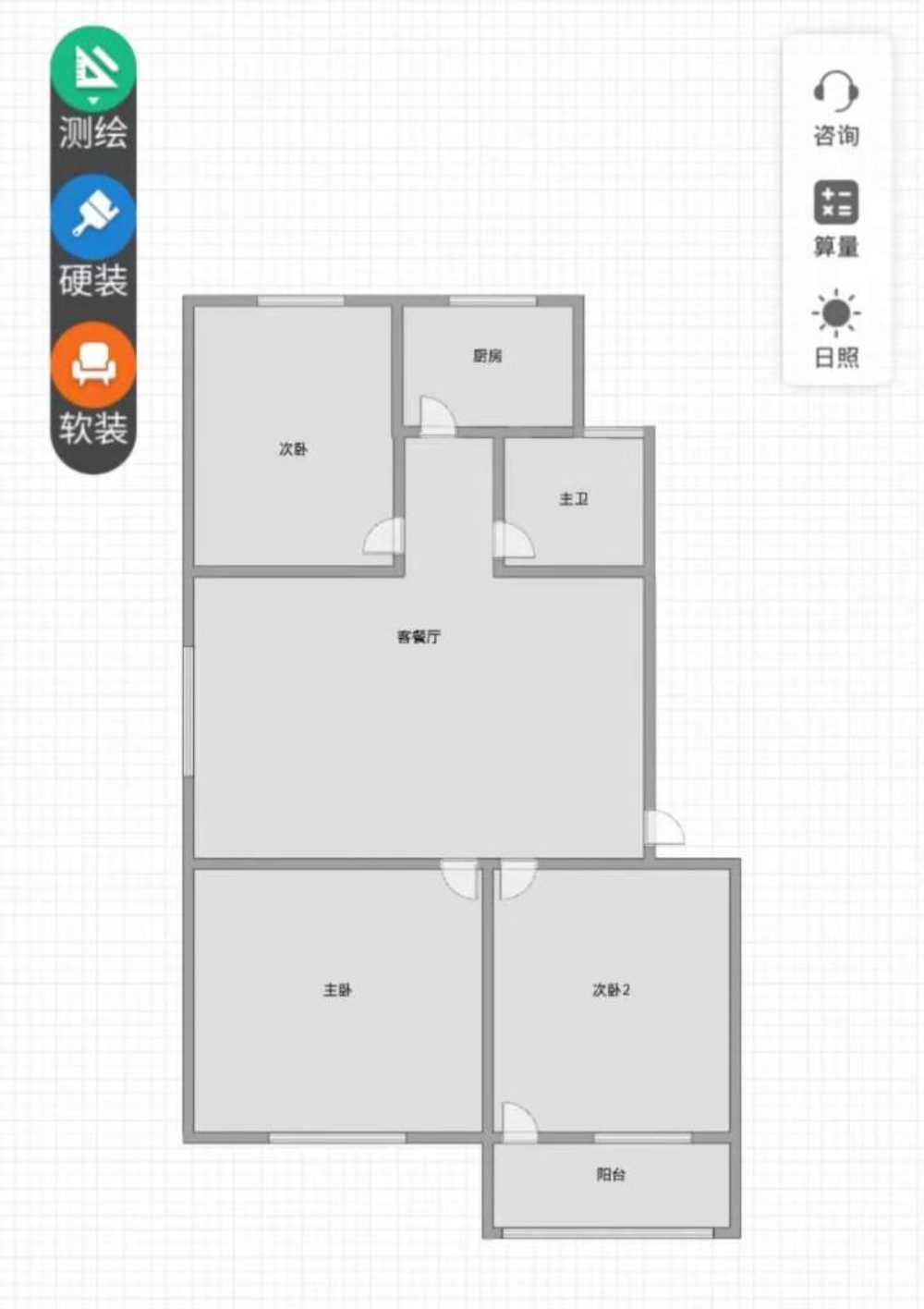 汇龙安东花园三室2厅格局超棒87m296.8万随时看，性价比高