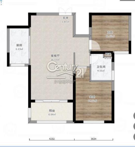 奥体花园  优质房源  毛坯 2室2厅1卫  100m2  100万元